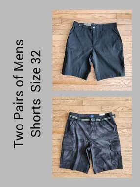 Two Pairs of Mens Shorts Size 32   *NWT*